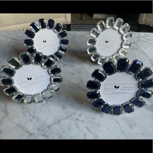 Papyrus Blue/Clear Gemstone Frames